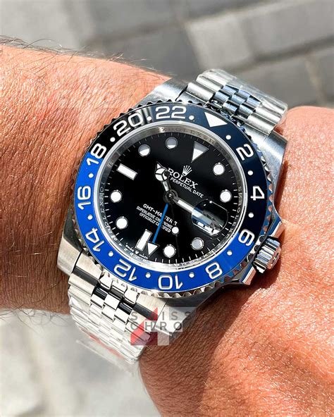 gia rolex gmt batman|Rolex gmt master ii.